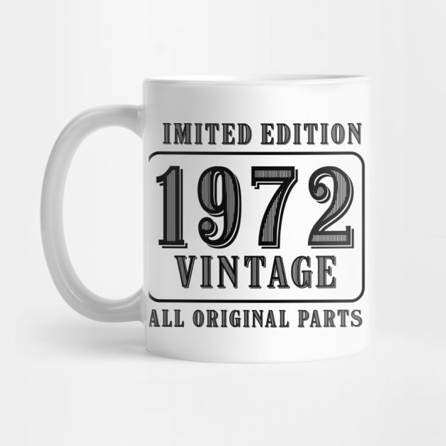 All original parts vintage 1972 limited edition birthday by colorsplash